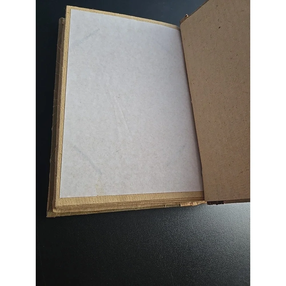 Boho Handmade Tree Bark Leaf Cover Blank Journal Scrapbook Photo‎ Twine Bound 9